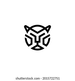 Tyger Head Symbol Logo Vector