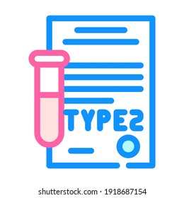 type 2 diabetes color icon vector. type 2 diabetes sign. isolated symbol illustration