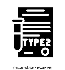 type 2 diabetes glyph icon vector. type 2 diabetes sign. isolated contour symbol black illustration
