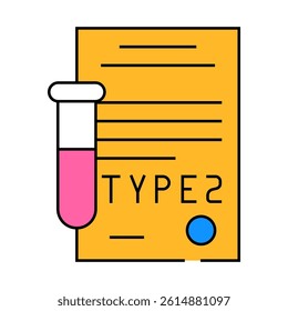 type 2 diabetes line icon vector. type 2 diabetes sign. isolated symbol illustration