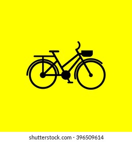 Type of bicycle flat style design template vector illustration.