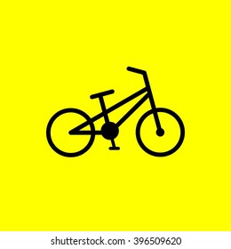 Type of bicycle flat style design template vector illustration.