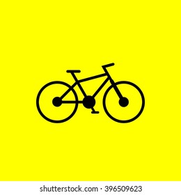 Type of bicycle flat style design template vector illustration.