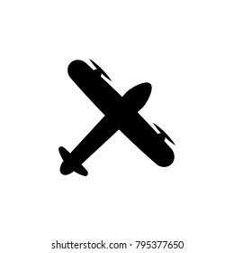 type of cargo plane from above icon. Element of airport icons. Premium quality graphic design icon. Signs, outline symbols collection icon for websites, web design, mobile app on white background