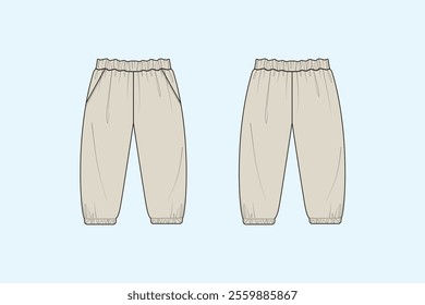 a type of clothing worn on the lower body, typically covering from the waist down to the ankles.