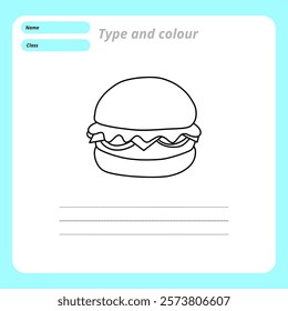 "Type and Color: Engaging and Fun Learning Activities for Kids to Explore, Practice, and Enhance Their Typing and Coloring Skills"

