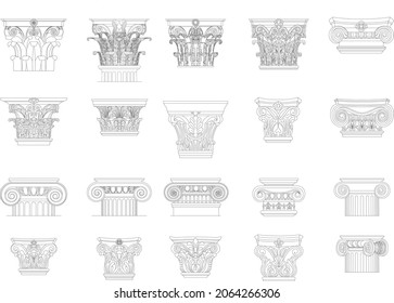 Type of Column Capitals in Architecture