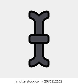 Type Cursor Icon Vector Illustration In Filled Line Style, Use For Website Mobile App Presentation