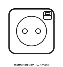 type F power socket