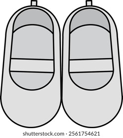 A type of indoor shoes commonly used in school life