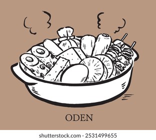 A type of Japanese stew Oden