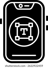 Type Line vector Icon Design