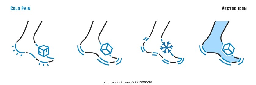 Type of pain, angriness sign. Editable vector illustration in modern outline style isolated on a transparent background. Medical concept. Symbol, pictogram, icon, logotype element.