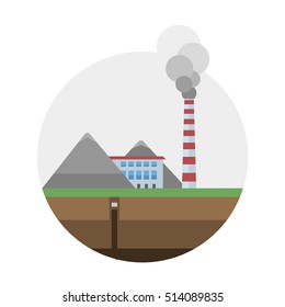 Type of power and energy source generation icon