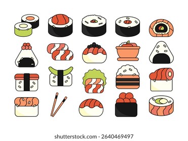Type Of Shusi Icon Element 