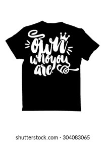 type tees - own who you are