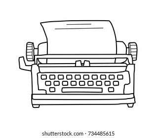 Type Writer Doodle