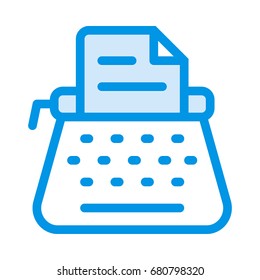 Type Writer Icon