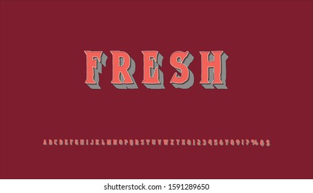 typeface Abstract modern alphabet and  fonts. happy Typography creative font design old style Vector of stylized