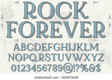 Typeface alphabet Font Script handcrafted handwritten vector label design old style.Shadow Effect.vintage Hand Drawn.Retro Typography.Vector Illustration.