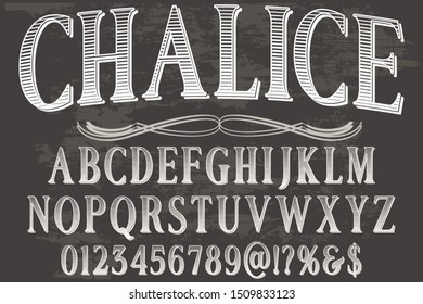 Typeface alphabet Font Script handcrafted handwritten vector label design old style.Shadow Effect.vintage Hand Drawn.Retro Typography.Vector Illustration.