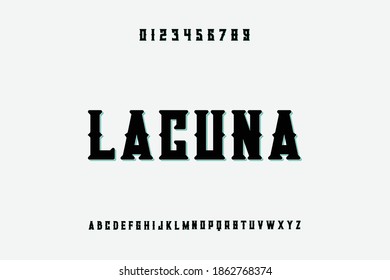 typeface design, alphabet font, black and green style