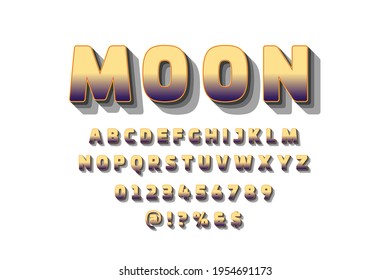 typeface font, alphabet design, gold style vector background