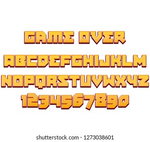 typeface game logo tittle text effect