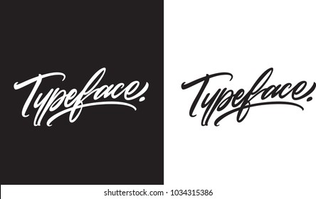 Typeface Lettering is perfect to apply to your cover, poster, card and the other apparel.
You can't change the text cause it's a vector but you can easily to change color and size.