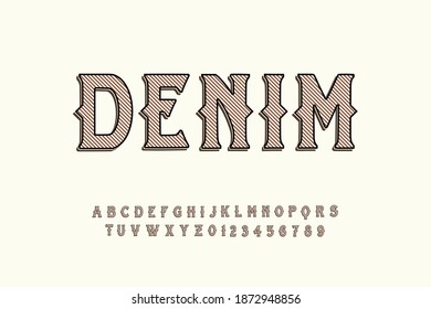 typeface vector design, alphabet font, gray and brown style