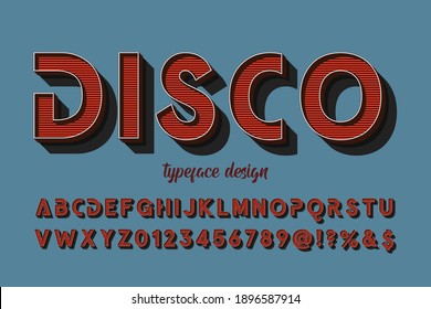  typeface vector design, blue style background, classic lettering, alphabet font