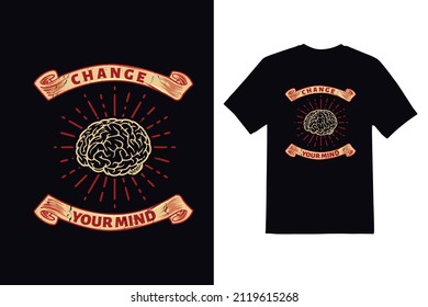 typeface vector t shirt design 