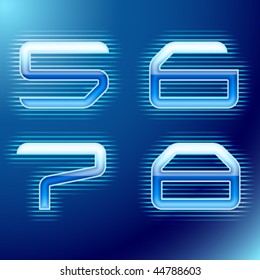 Typefaces for a traveling transparency globe map