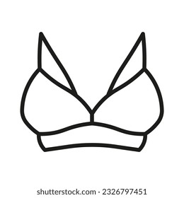Types of bra. The complete vector lingerie. Vector illustration.