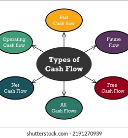 Types Cash Flows Infographic Template Stock Vector (Royalty Free ...