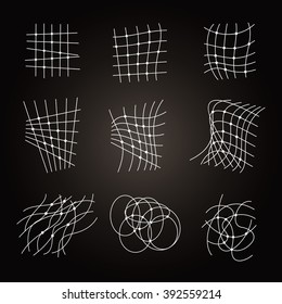 Types Of Chaos Grid Mysterious Line Creative Isolated Structures