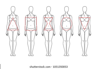 triangle body shapes