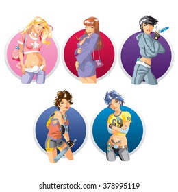 Types of the girls