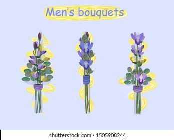 types of man's bouquets for florists
