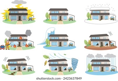 Types of natural disasters for construction housing