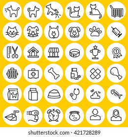 Types of pets icons