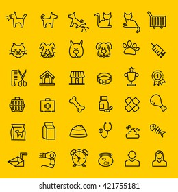 Types of pets icons