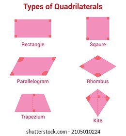 types of quadrilaterals project