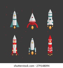 Types of rockets. Launching to space