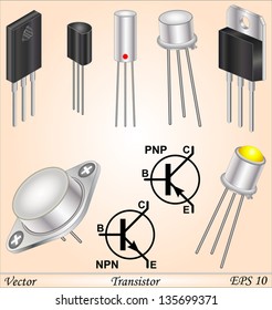 Types Transistors Stock Vector (Royalty Free) 135699371 | Shutterstock