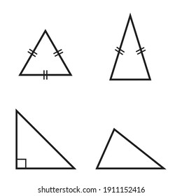 isosceles triangle shape