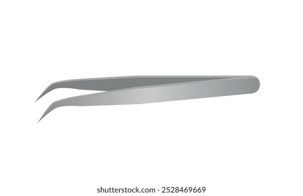 Types of tweezers for eyelash extensions, vector