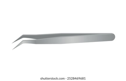 Types of tweezers for eyelash extensions, vector