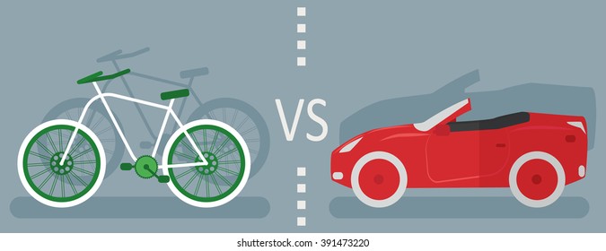 Types of urban transport: Bicycle vs Car