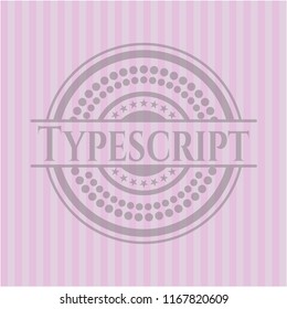 Typescript retro pink emblem